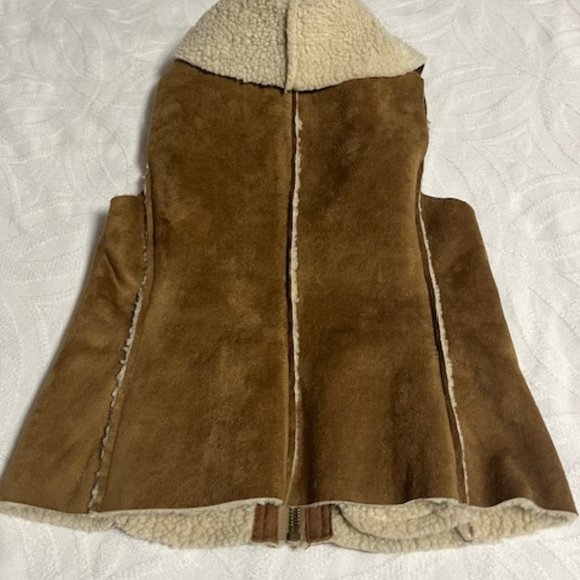 Michael Kors Brown Shearling Vest - Picture 2 of 12
